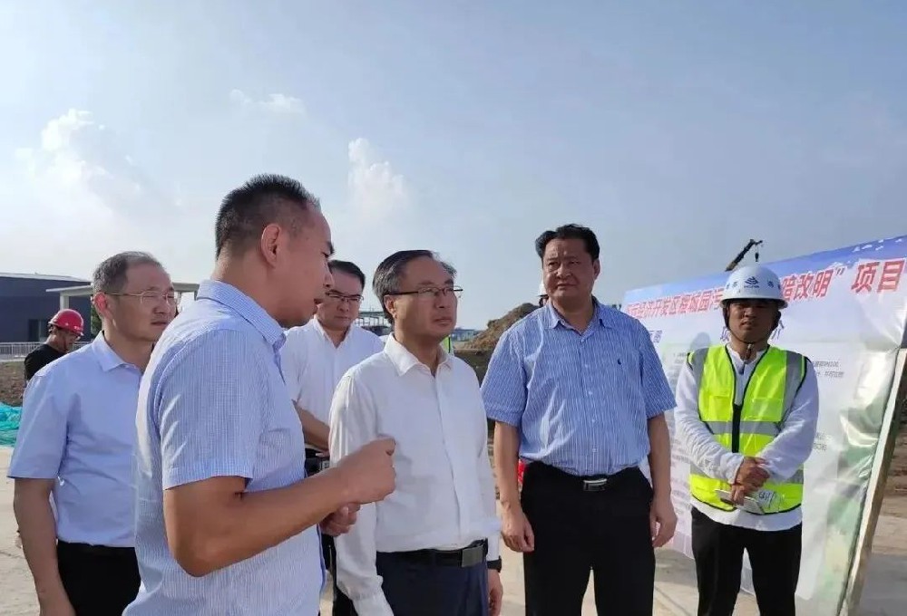 省領導來我司監理的項目上考察調研！